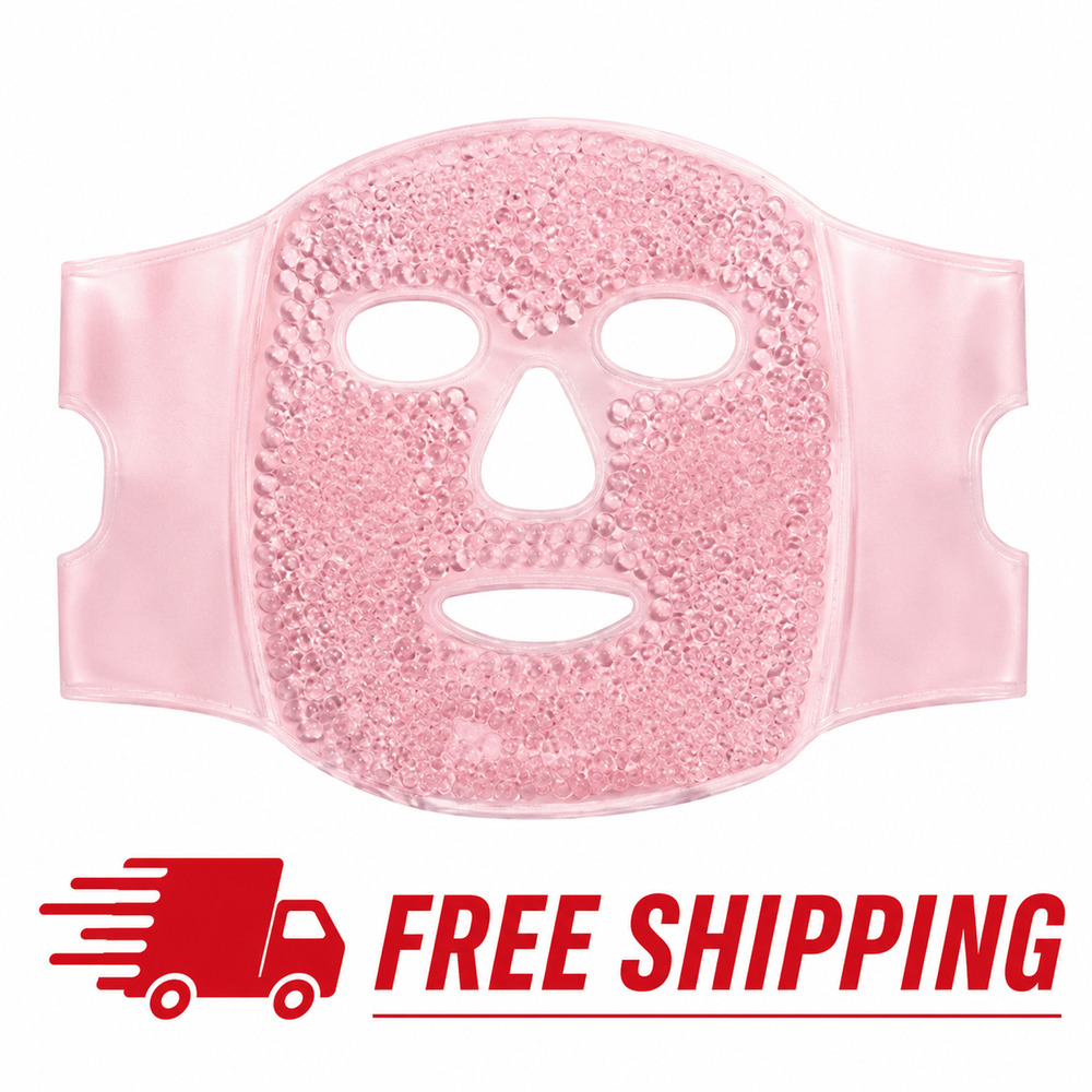 Skin Gym CryoChill Face Mask Ice Bead Cooling Mask Depuff Relax Skin